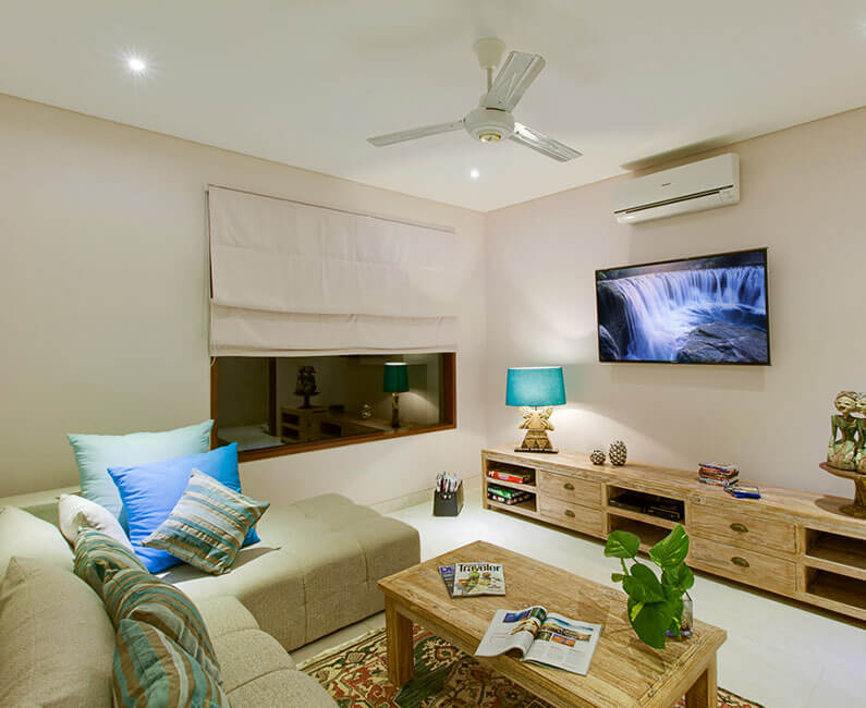 Villa Tirta Nila - The TV lounge